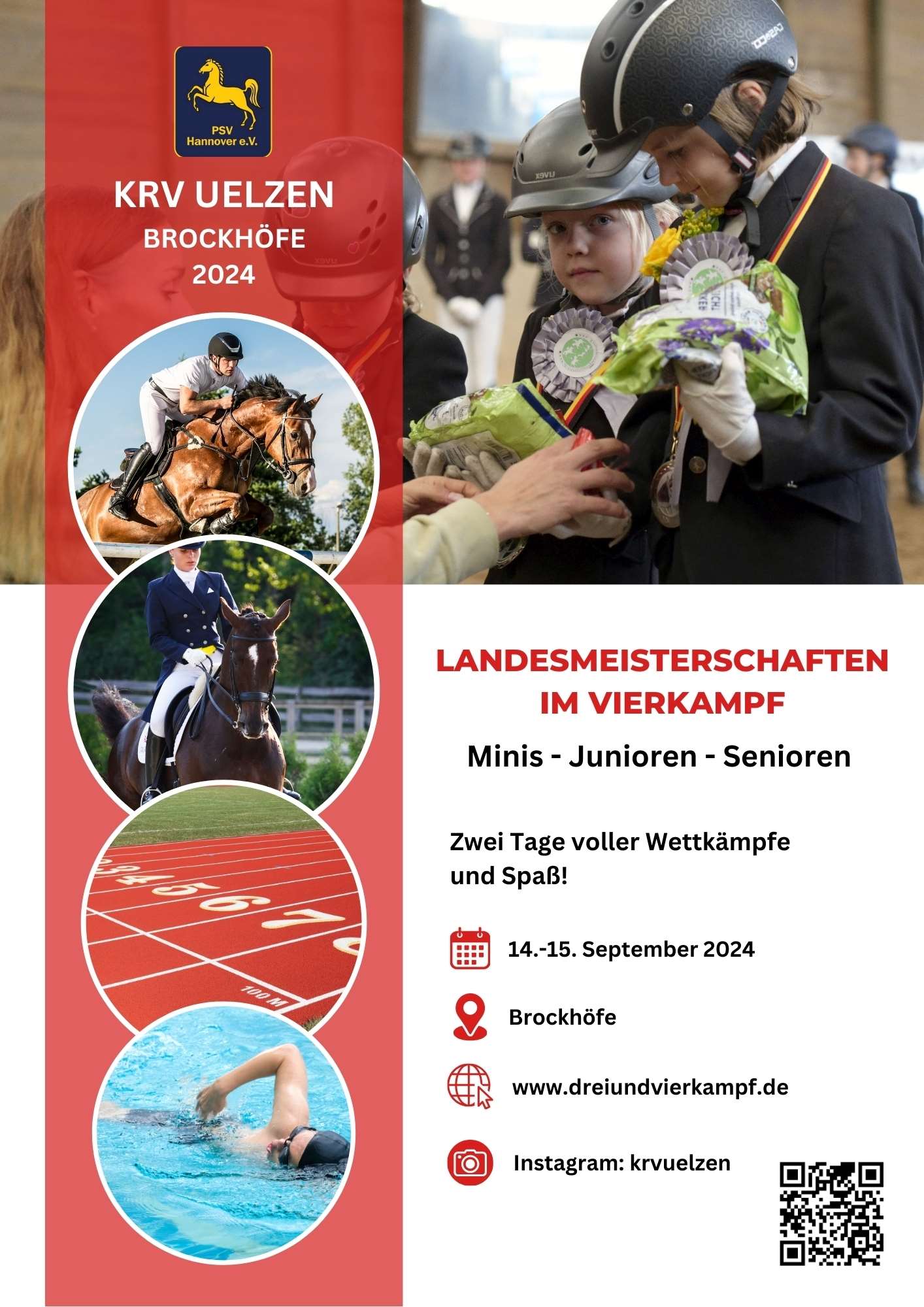 Plakat Vierkampf Landesmeisterschaften 2024